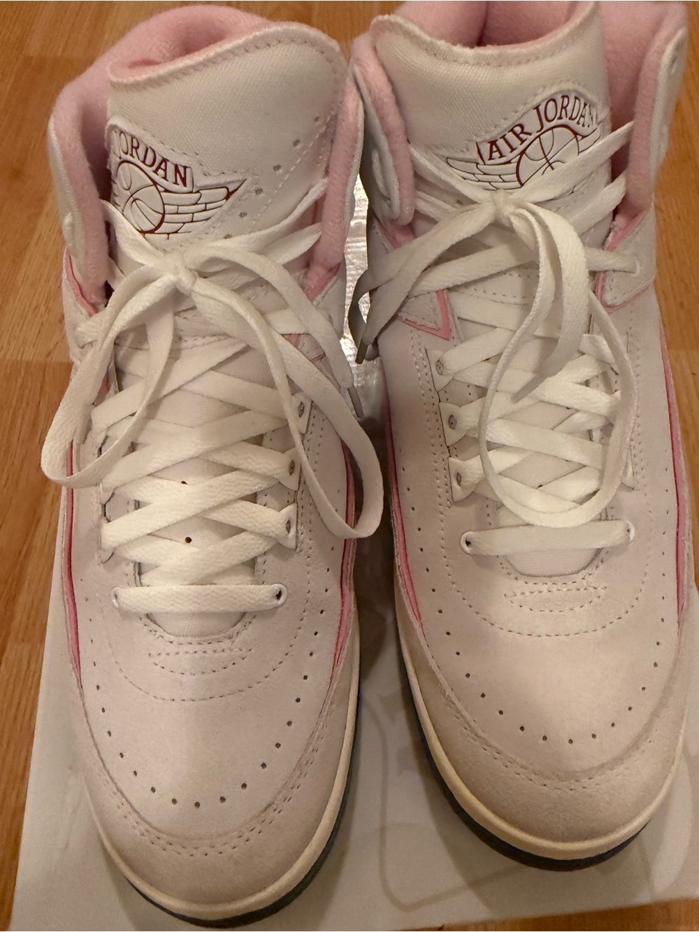 Jordan Women’s High-Top Air Jordan Retro White and Pink